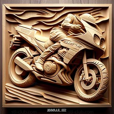 3D модель Kawasaki KLE (STL)